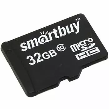 Карта памяти SmartBuy micro SDHC 32Gb Class10 LE