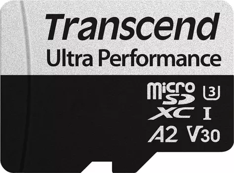Карта памяти Transcend micro SDXC 256Gb 340S UHS-I U3 V30 A2 + ADP (160/125 Mb/s)