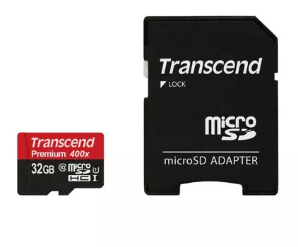 Карта памяти Transcend MicroSDHC 32GB 10Class 400x (TS32GUSDCU1)