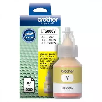 Картридж Brother BT5000Y для Brother DCP-T300/T500W/T700W, желтый