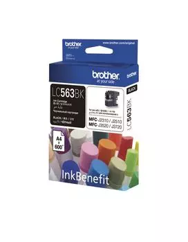 Картридж Brother LC563BK для Brother MFC-J2510, черный