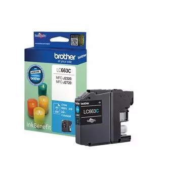 Картридж Brother LC663C для Brother MFC-J2320/J2720, голубой