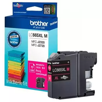 Картридж Brother LC665XLM для Brother MFC-J2320/J2720, пурпурный