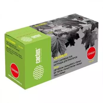 Картридж Cactus CS-C046HY для Canon LBP 653Cdw/654Cx/MF732Cdw/734Cdw/735Cx, желтый