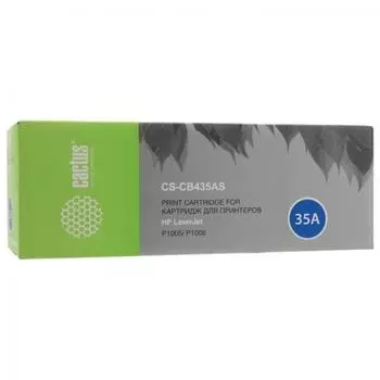 Картридж Cactus CS-CB435A для HP Laser Jet P1005/P1006, черный