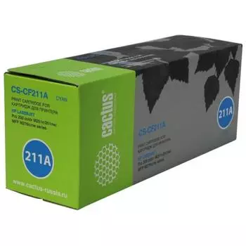 Картридж Cactus CS-CF211A для HP LJ Pro 200 M251/M276, голубой