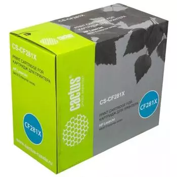 Картридж Cactus CS-CF281X для HP LJ Ent M630/M605dn/M606dn/M605x, черный