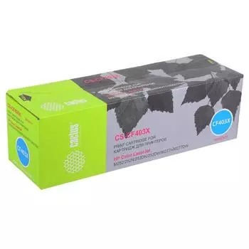 Картридж Cactus CS-CF403X для HP CLJ M252/252N/252DN/252DW/M277n/M277DW, пурпурный