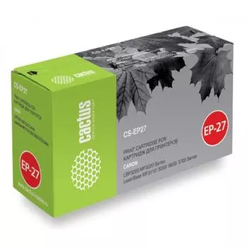 Картридж Cactus CS-EP27S для Canon LBP3200/MF3220/3110/3200/5600, черный
