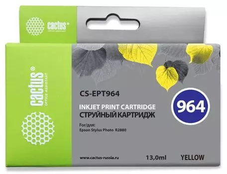 Картридж Cactus CS-EPT964 желтый