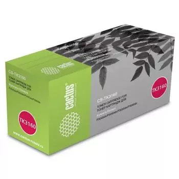 Картридж Cactus CS-TK3160 для Kyocera Ecosys P3045dn/P3050dn/P3055dn/P3060dn, черный