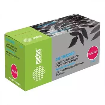 Картридж Cactus CS-TK5230C для Kyocera Ecosys M5521cdn/M5521cdw/P5021cdn/P5021cdw голубой