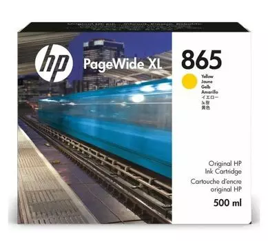 Картридж Cartridge HP 865 для PageWide XL 4200/5200, желтый, 500 мл