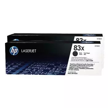 Картридж CF283XF HP 83X черный двойная упаковка увеличеной емкости