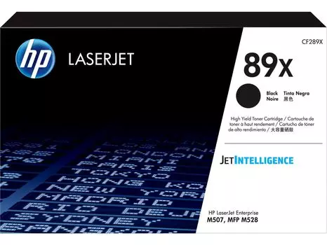 Картридж CF289X HP 89X повышенной ёмкости для LaserJet M507 / M528 (10000 стр)