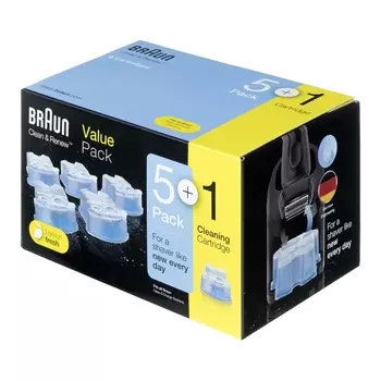 Картридж для электробритвы Braun Clean &amp; Renew CCR 5+1 (6шт)