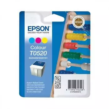 Картридж Epson T0520 (C13T05204010) для Epson C400/600/800/1160/1520, цветной