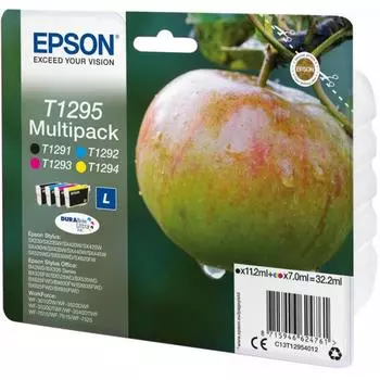 Набор картриджей Epson T1295 (C13T12954012) для Epson SX420W/BX305F, черный/пурпурный/желтый/голубой