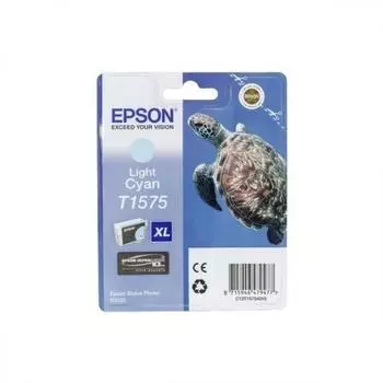 Картридж Epson T1575 (C13T15754010) для Epson St Ph R3000, светло-голубой