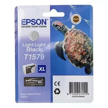 Картридж Epson T1579 (C13T15794010) для Epson St Ph R3000, светло-серый