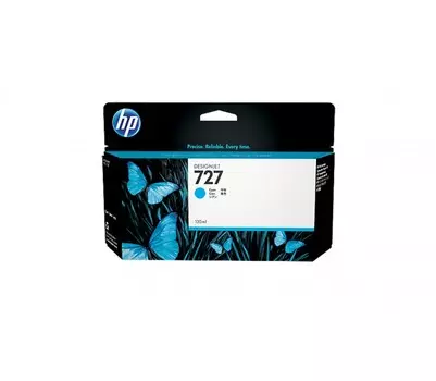 Картридж HP B3P19A №727 голубой на 130мл