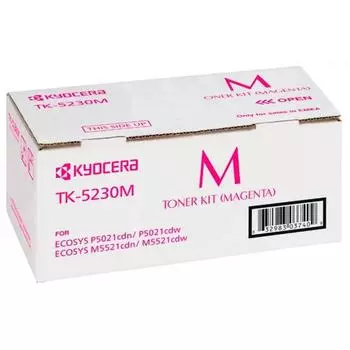 Картридж Kyocera TK-5230M (1T02R9BNL0) для Kyocera P5021cdn/cdw M5521cdn/cdw, пурпурный