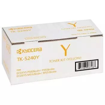 Картридж Kyocera TK-5240Y (1T02R7ANL0) для Kyocera P5026cdn/cdw M5526cdn/cdw, желтый