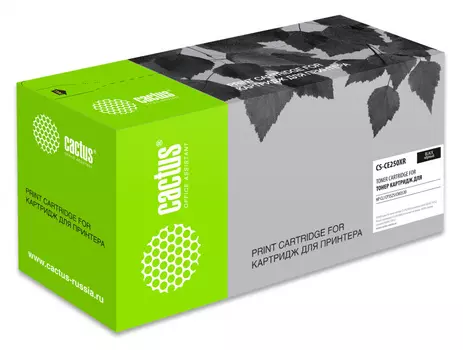 Картридж лазерный Cactus CS-CE250XR черный (10500стр.) для HP CLJ CP3525/CM3530
