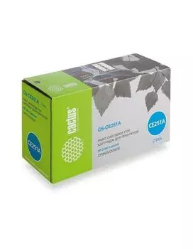 Картридж лазерный Cactus CS-CE251A голубой (7000стр.) для HP CLJ CP3525/CM3530