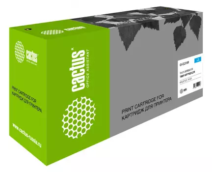 Картридж лазерный Cactus CS-CE251AV голубой (7000стр.) для HP CLJ CP3525/CM3530