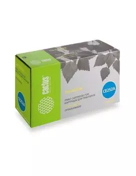 Картридж лазерный Cactus CS-CE252A желтый (7000стр.) для HP CLJ CP3525/CM3530
