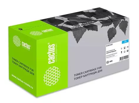 Картридж лазерный Cactus CS-CE741A голубой (7300стр.) для HP CLJ CP5220/CP5221