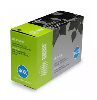 Картридж лазерный Cactus CS-CF280XS черный (6900стр.) для HP LJ Pro 400/M401/M425