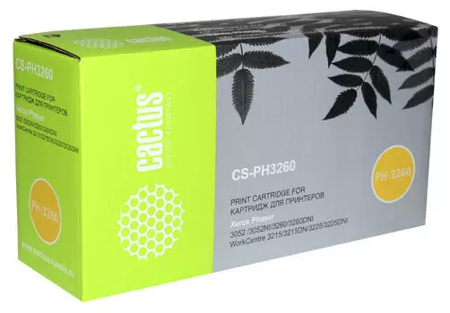 Картридж лазерный Cactus CS-PH3260X 106R02782 черный (6000стр.) для Xerox Ph 3052/3052NI/3260