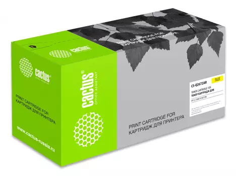 Картридж лазерный Cactus CS-Q2672A желтый (4000стр.) для HP CLJ 3500/3550/3700