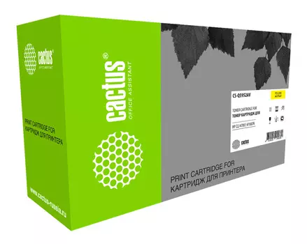 Картридж лазерный Cactus CS-Q5952AV желтый (10000стр.) для HP CLJ 4700