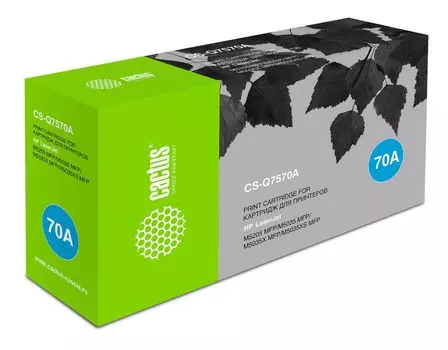 Картридж лазерный Cactus CS-Q7570A черный (15000стр.) для HP LJ M5025/M5035/M5035X/M5035XS