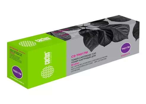 Картридж лазерный Cactus CS-TN217M пурпурный (2300стр.) для Brother HL3230/DCP3550/MFC3770