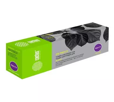 Картридж лазерный Cactus CS-TN217Y желтый (2300стр.) для Brother HL3230/DCP3550/MFC3770