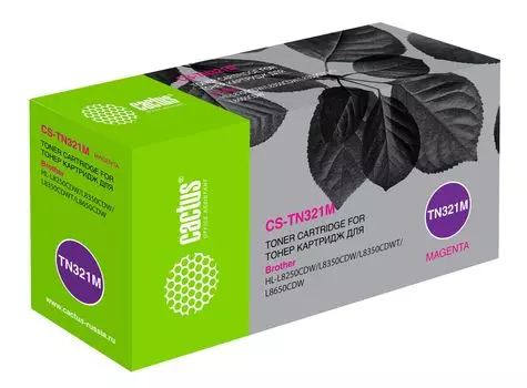 Картридж лазерный Cactus CS-TN321M пурпурный (1500стр.) для Brother HL-L8250CDN/MFC-L8650CDW
