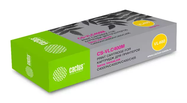 Картридж лазерный Cactus CS-VLC400M 106R03535 пурпурный (8000стр.) для Xerox VersaLink C400DN/C405DN