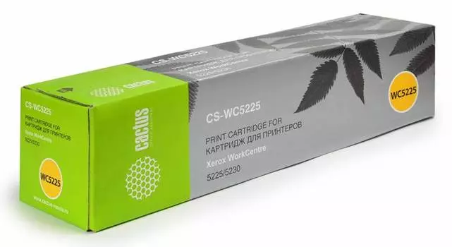 Картридж лазерный Cactus CS-WC5225 106R01305 черный (30000стр.) для Xerox WorkCentre 5225/5230