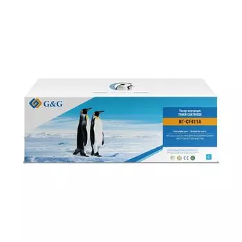 Картридж лазерный G&amp;G NT-CF411A голубой (2300стр.) для HP LJ M452DW/DN/NW M477FDW/M477FDN/M477FNW