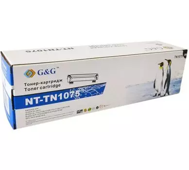 Картридж лазерный G&amp;G NT-TN1075 черный (1000стр.) для Brother HL-1110/1112A/1210/DCP-1510/1512/1610/MFC-1810/1910