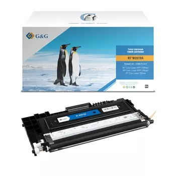 Картридж лазерный G&amp;G NT-W2070A черный (1000стр.) для HP Color Laser MFP 179fnw/178nw/150nw