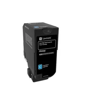 Картридж лазерный Lexmark 74C5HCE голубой