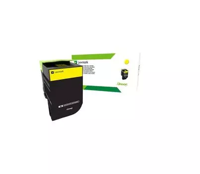 Картридж лазерный Lexmark 80C8SYE желтый
