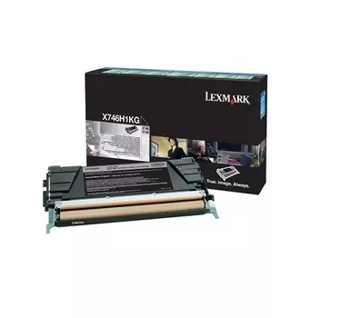 Картридж лазерный Lexmark X746H1KG черный
