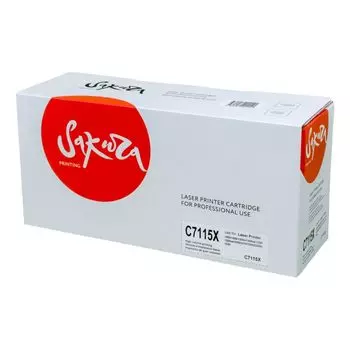 Картридж лазерный Sakura SAC7115X Black