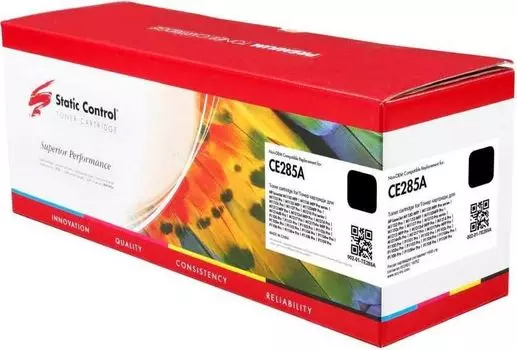 Картридж лазерный Static Control 002-01-TE285A CE285A черный (1600стр.) для HP LJ P1102/P1102W/M1130/M1132/